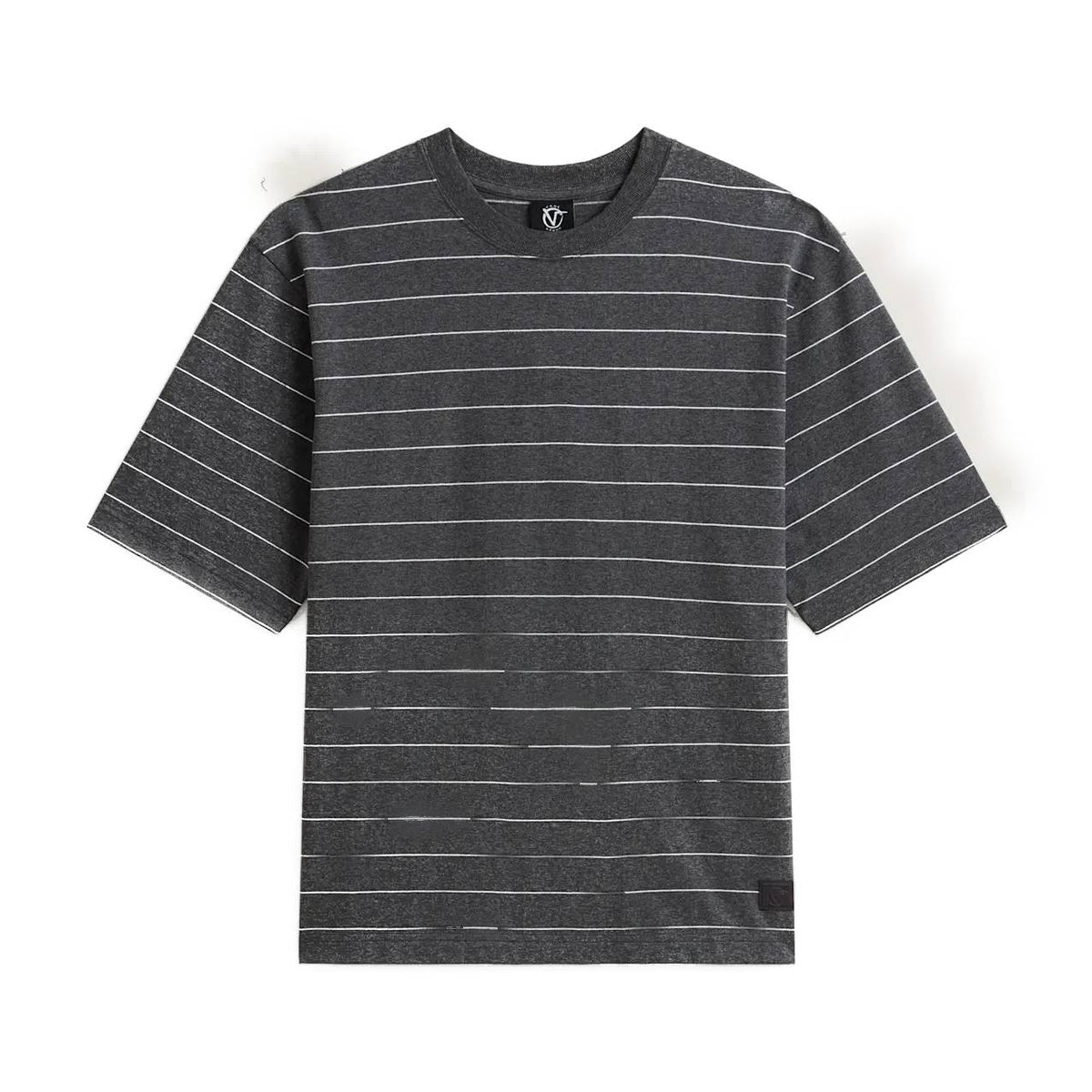 Vans - Rowan Striped Short Sleeve T - Charcoal