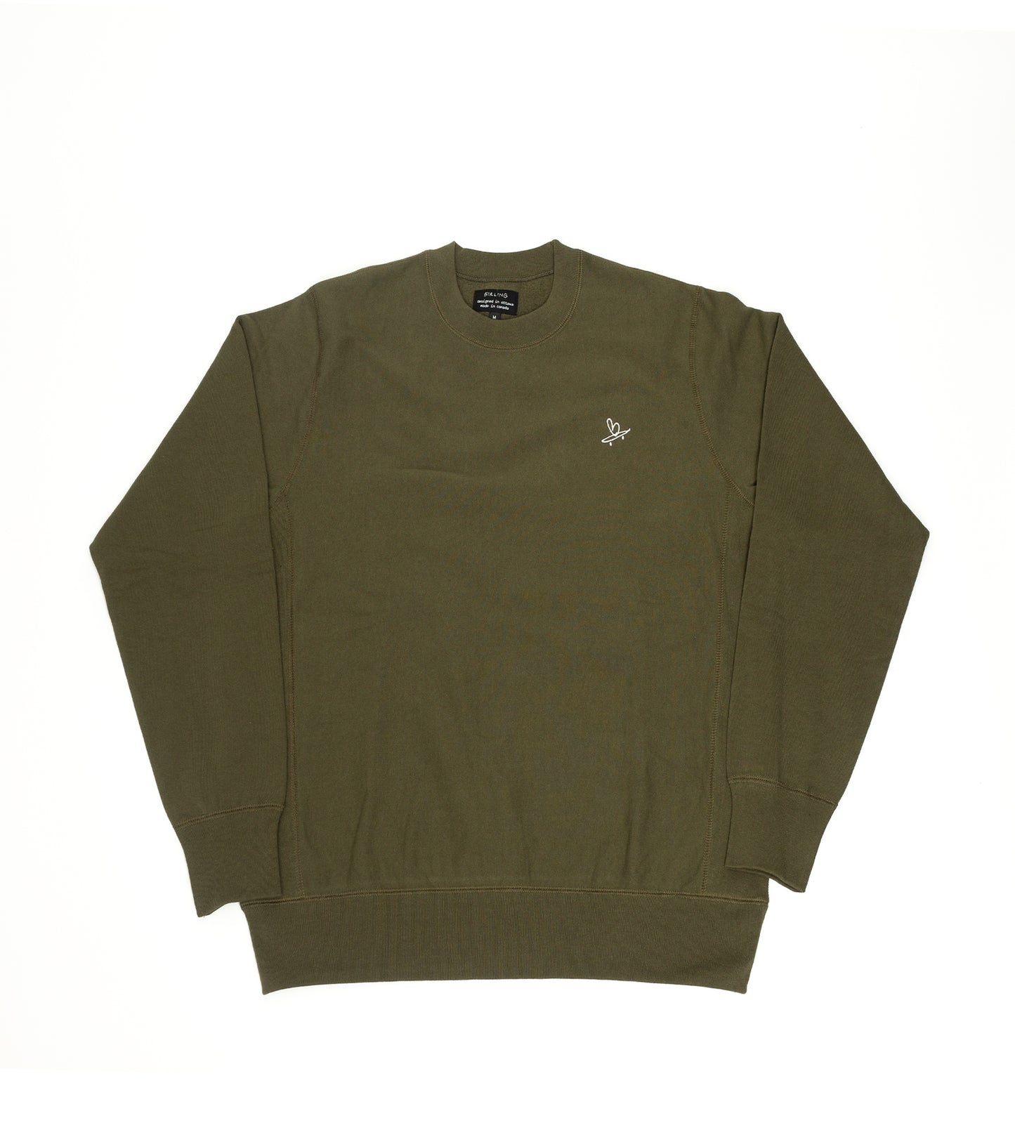 Beart Crewneck -  400GSM Cotton - Olive