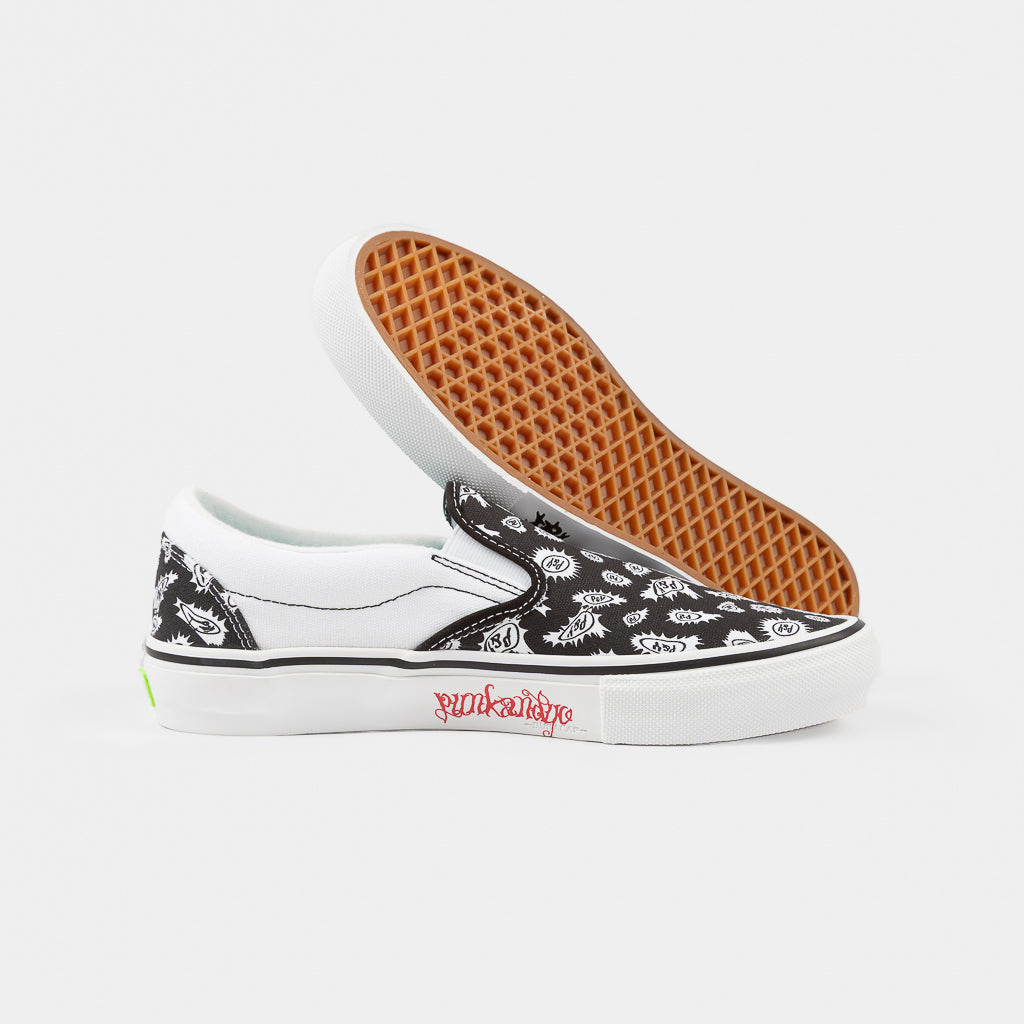 Vans - Punk & Yo Skate Slip on - Black / White