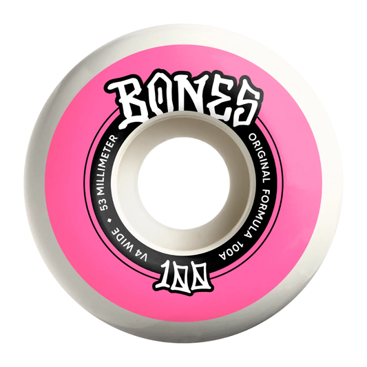Bones -  OG V5 SIDECUT 100A WHITE - 53mm