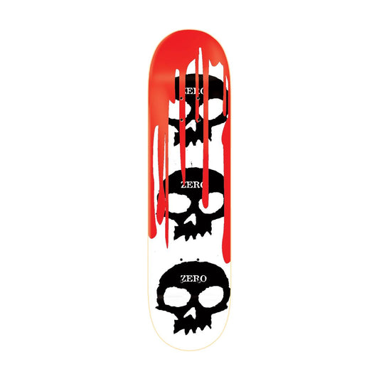 Zero - 3 Skull Blood White - 8.25"