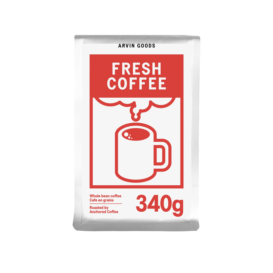 Anchored - Arvin Goods Fresh Coffee - 340g Bag of Coffee Beans