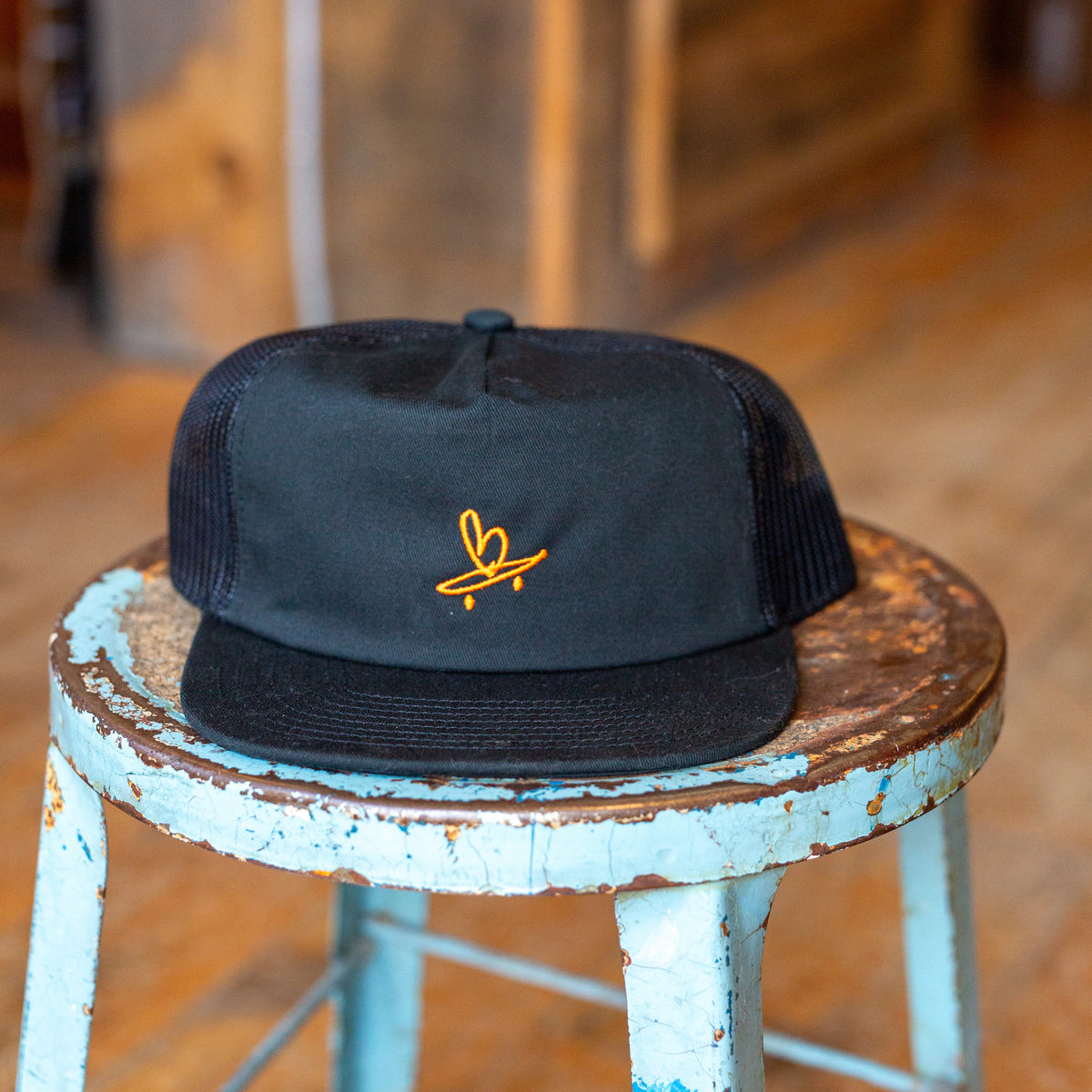 Beart -  Cotton Trucker - Black / Orange