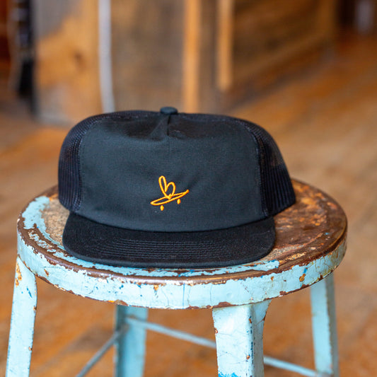 Beart -  Cotton Trucker - Black / Orange