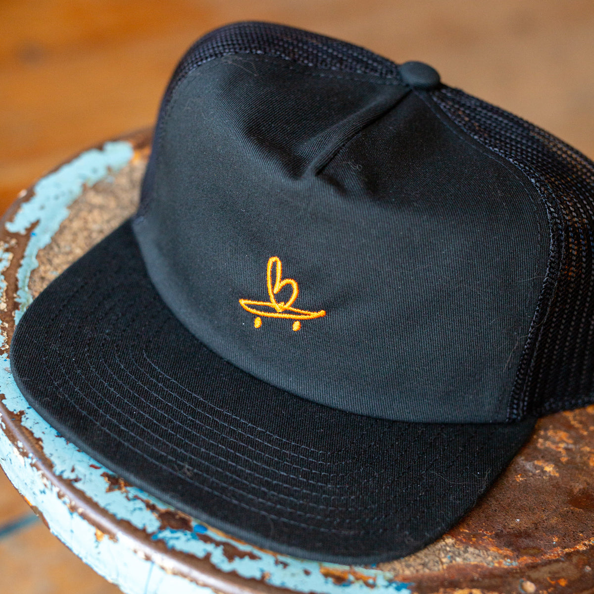 Beart -  Cotton Trucker - Black / Orange