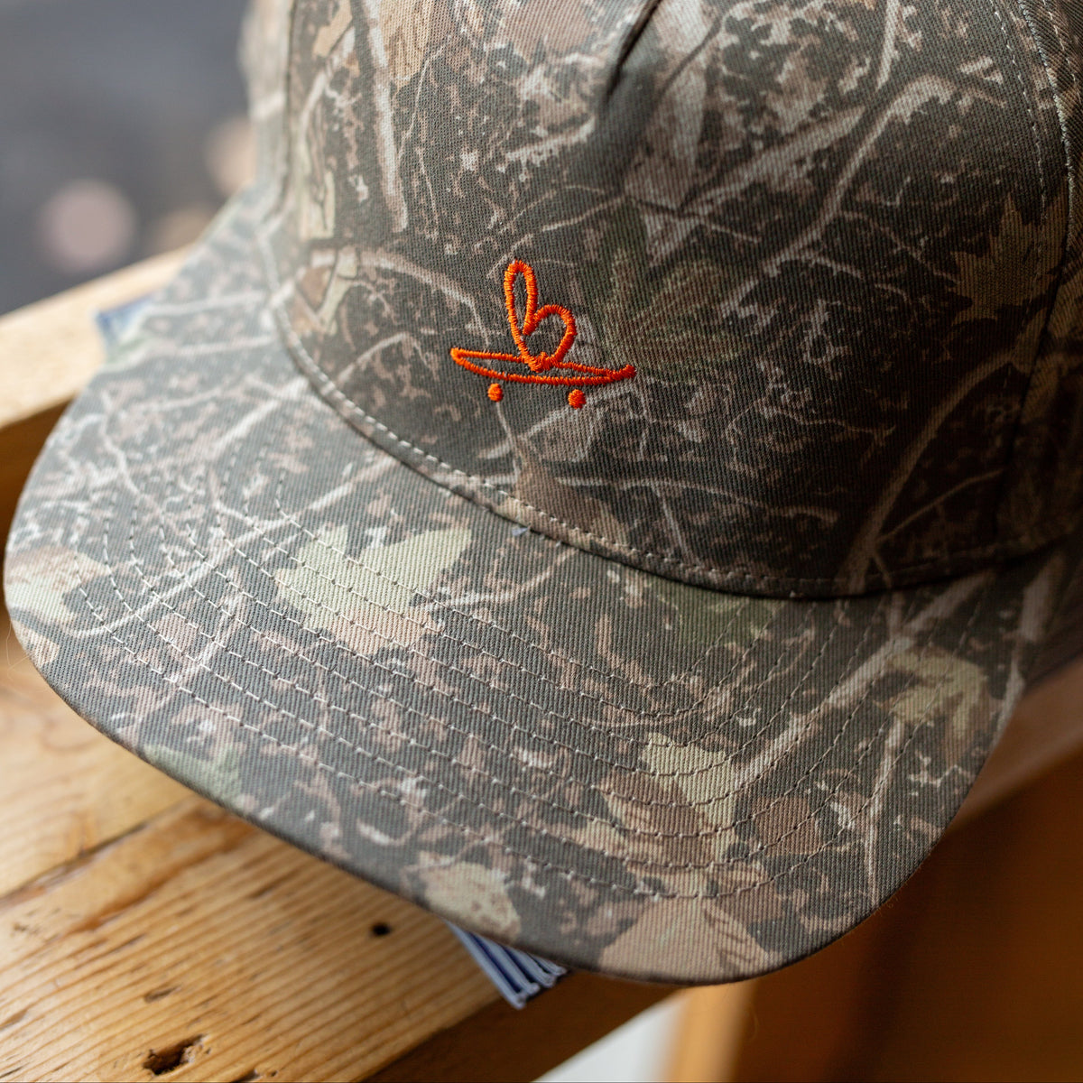 Beart - Six Panel Hat - Real Tree / Hunter Orange