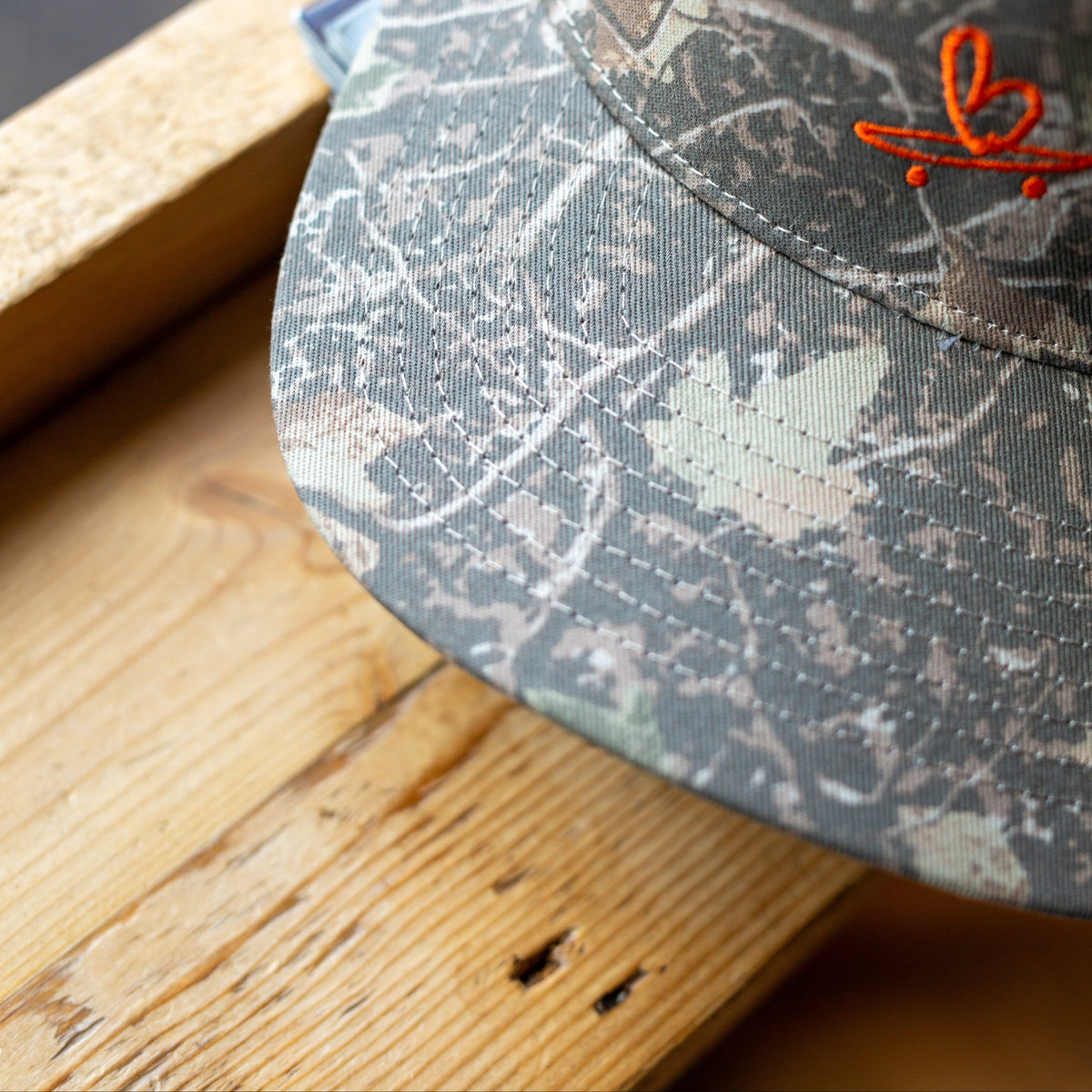 Beart - Six Panel Hat - Real Tree / Hunter Orange