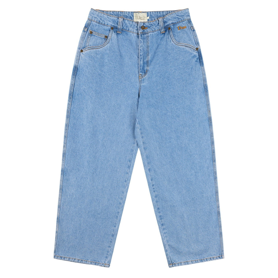 Dime - Classic Baggy Demin Pants - Blue Washed