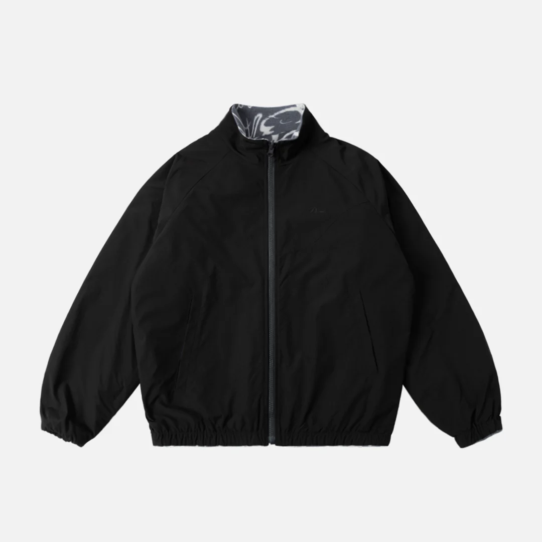 Dime - Reversible Chilling Fleece Jacket - Black/Grey