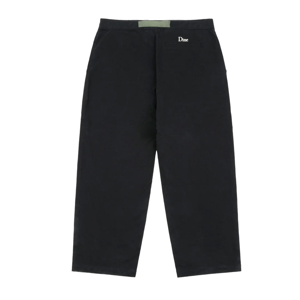 Dime - Belted Twill Pants - Dark Charcoal