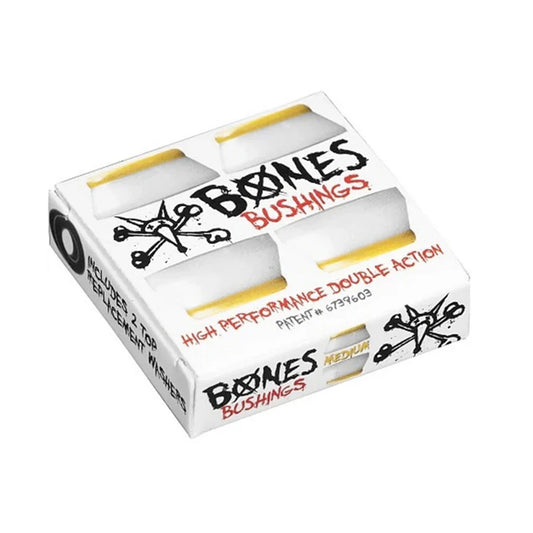 Bones - Medium Bushings - White/Yellow