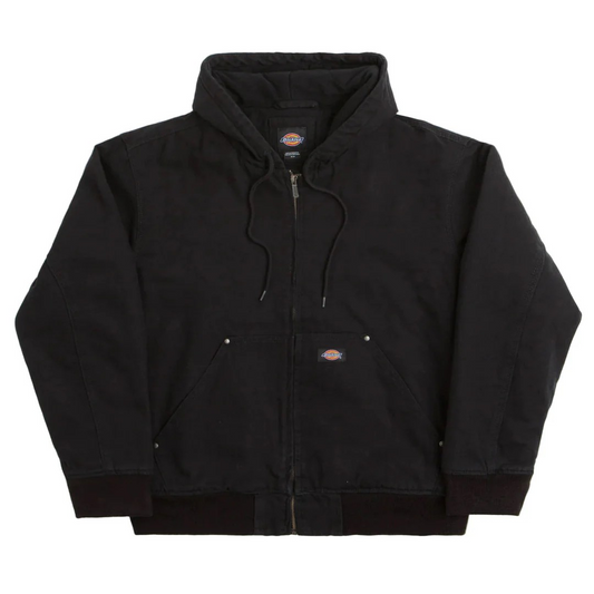 Dickies - Hilham Hooded Canvas Jacket - Black