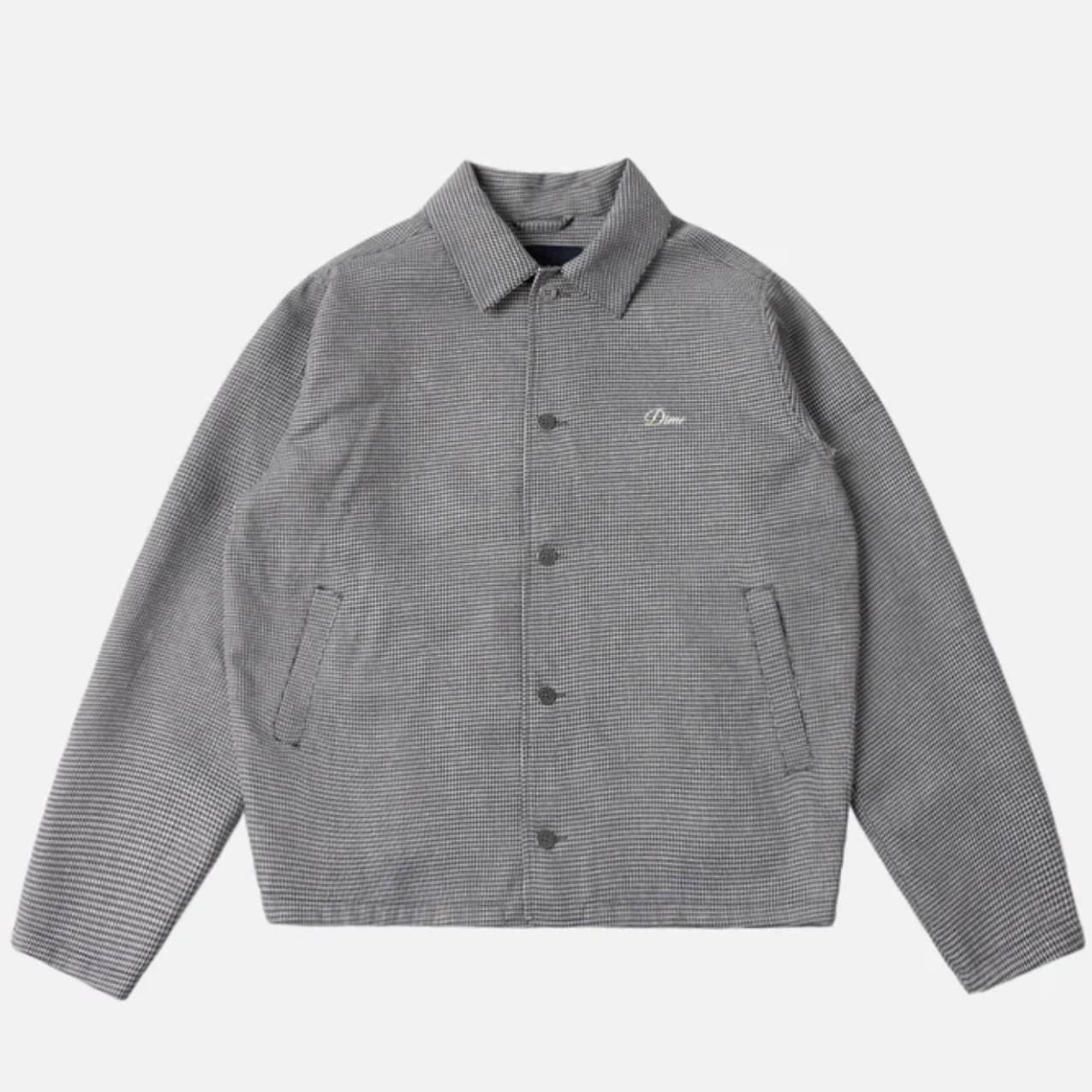 Dime - Houndstooth Jacket - Grey