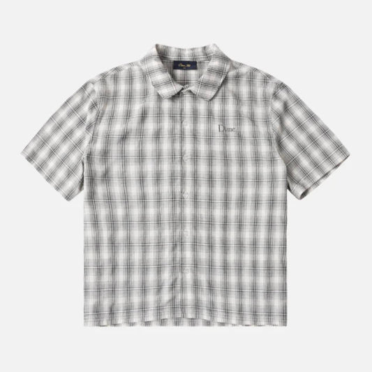 Dime -  Plaid Button Up - Grey