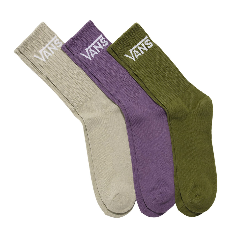 Vans - Classic 3 Pack Crew Sock - Pesto