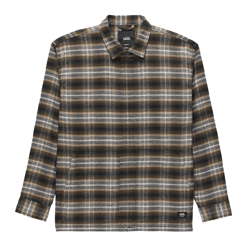 Vans - Montwood Zip Flannel - Black/Sepia