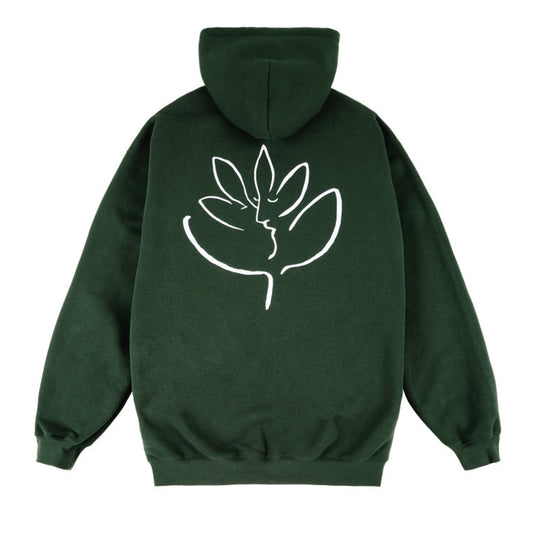 Magenta - Le Baiser Zipped Hoodie - Forest Green