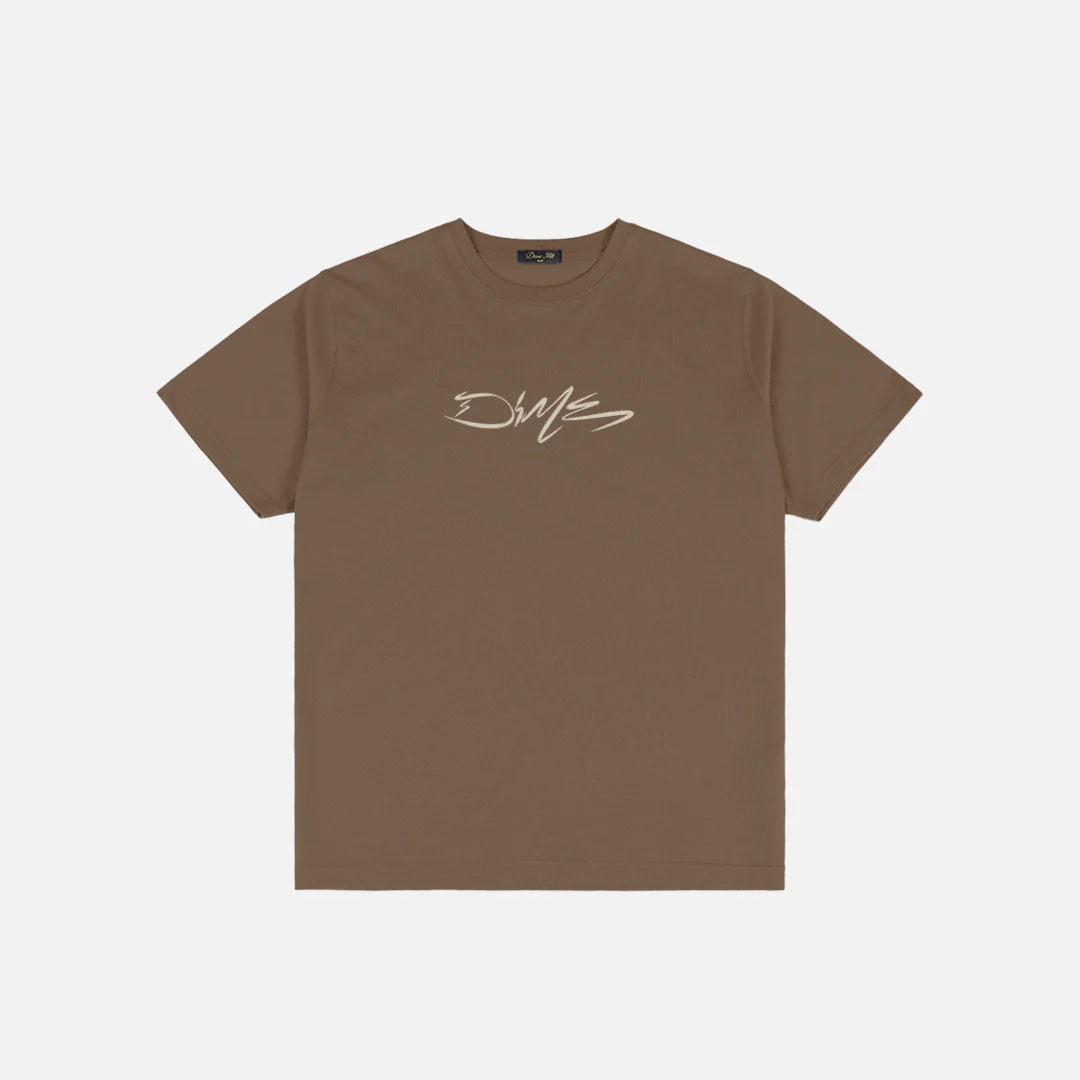 Dime -  Scribble Shirt - Brown