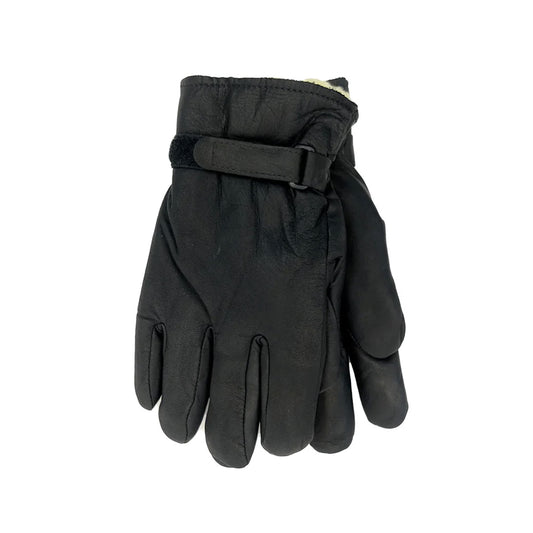 Raber Gloves - Arctica Leather Gloves - Black