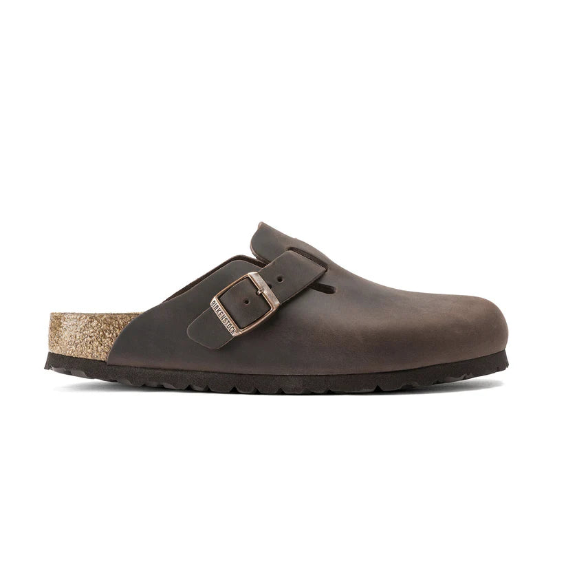 Birkenstock - Boston Soft Foot Bed - Oiled Leather Habana