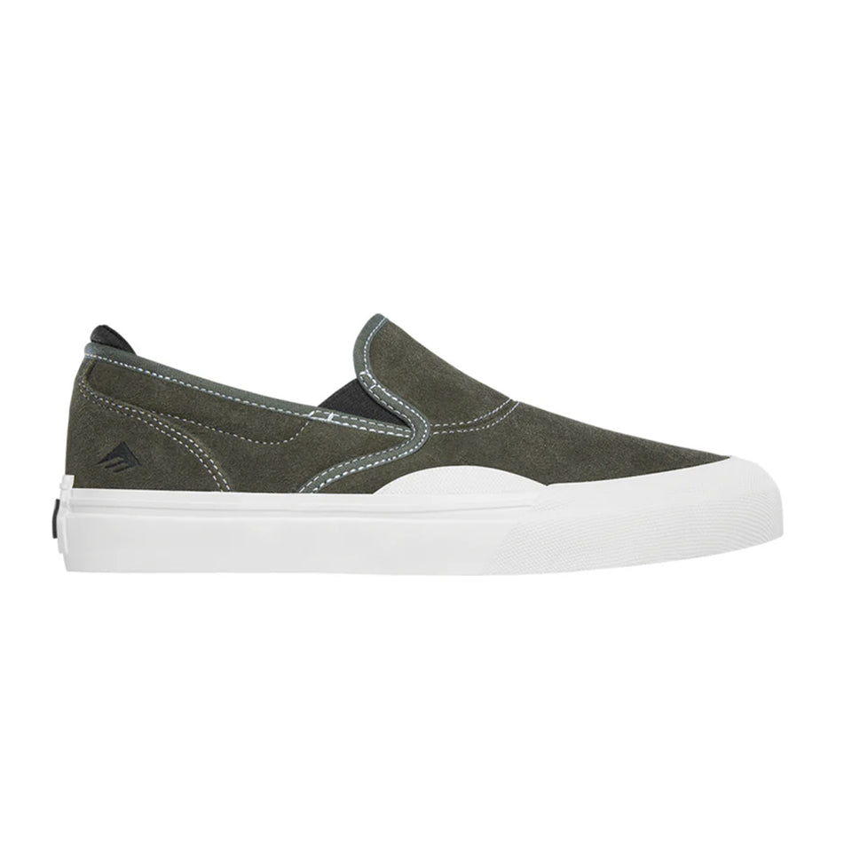 Emerica - G6 Slip On - Olive/White