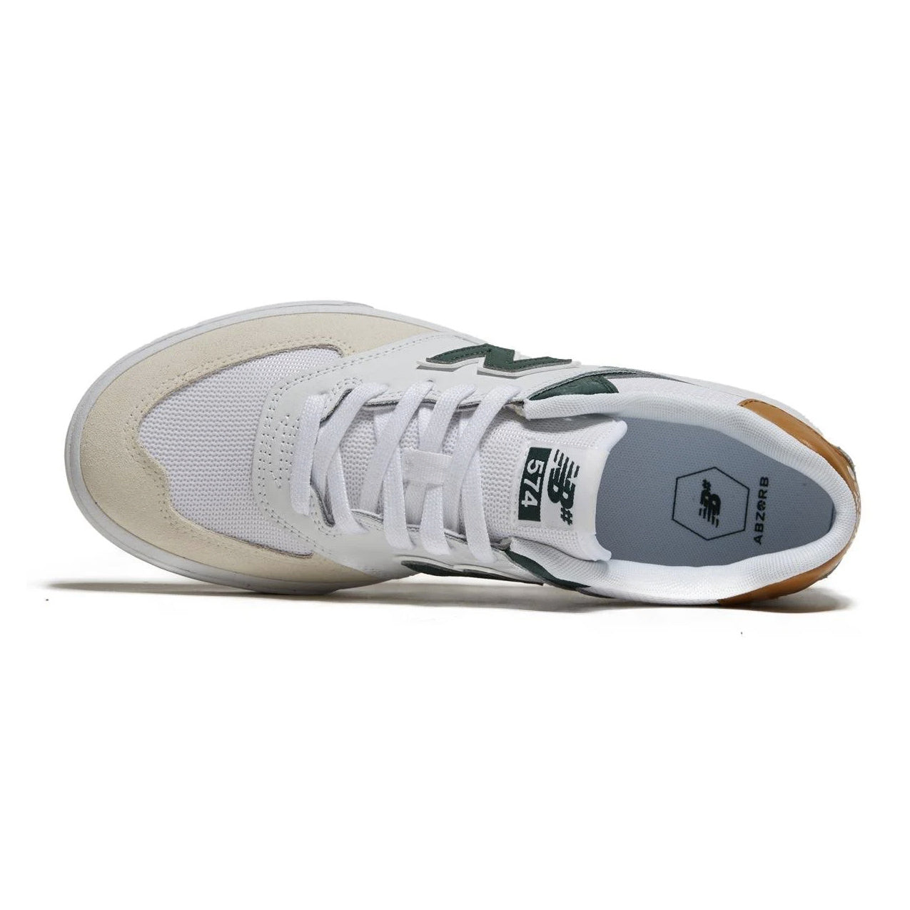 NB Numeric - 574 Vulc - White/Green