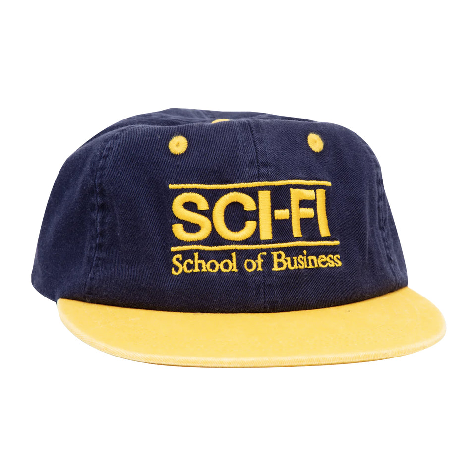 Sci-Fi Fantasy - School Of Business Hat - Navy/Yellow