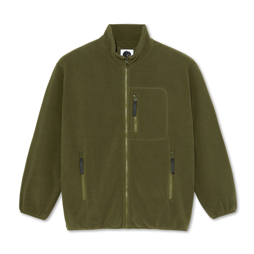 Polar - Basic Fleece Jacket - Army Green