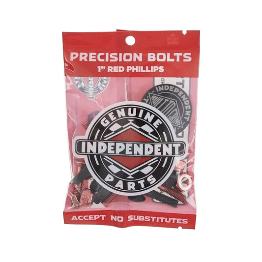 Independent - Precision Bolts 1" Phillips - Red