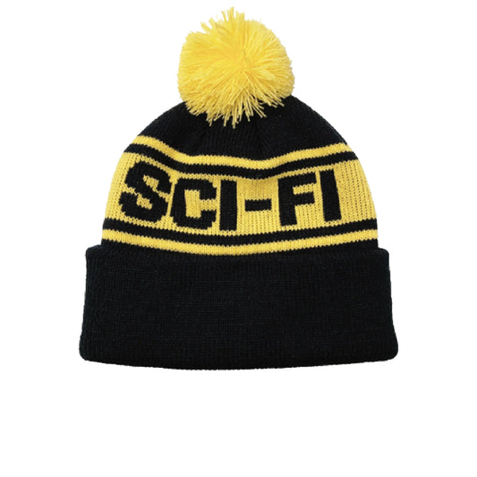 Sci-Fi Fantasy - Pom Toque - Black/Yellow