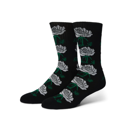 Huf - Fuck it rose sock - Black
