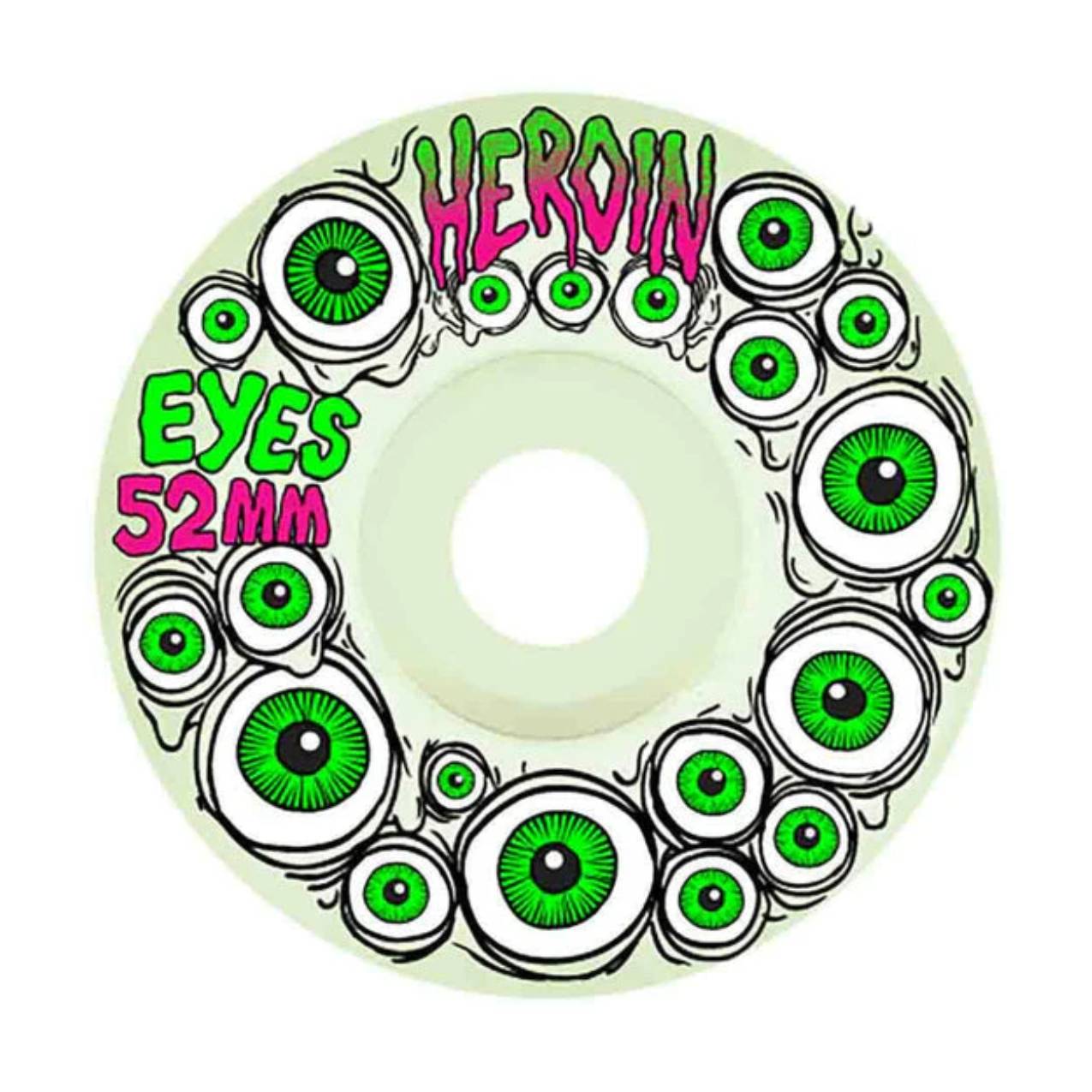 Heroin - Eyes Glow Green Wheels - 52mm