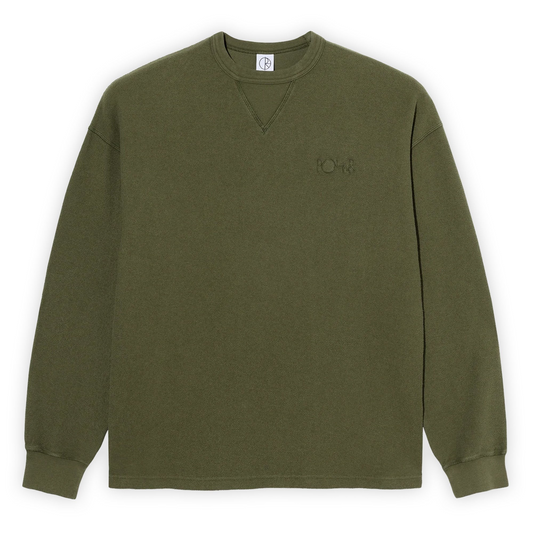 Polar - Reversed Sweater - Army Green