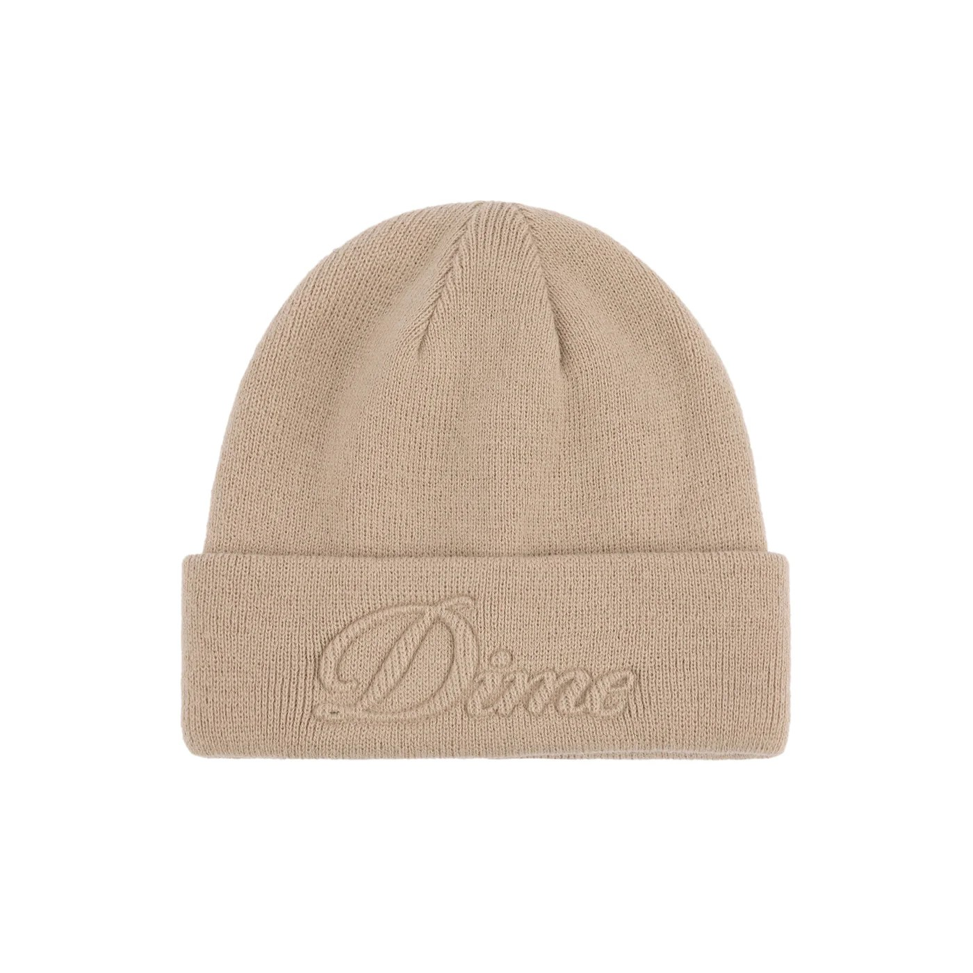Dime  - Cursive Fold Beenie - Tan