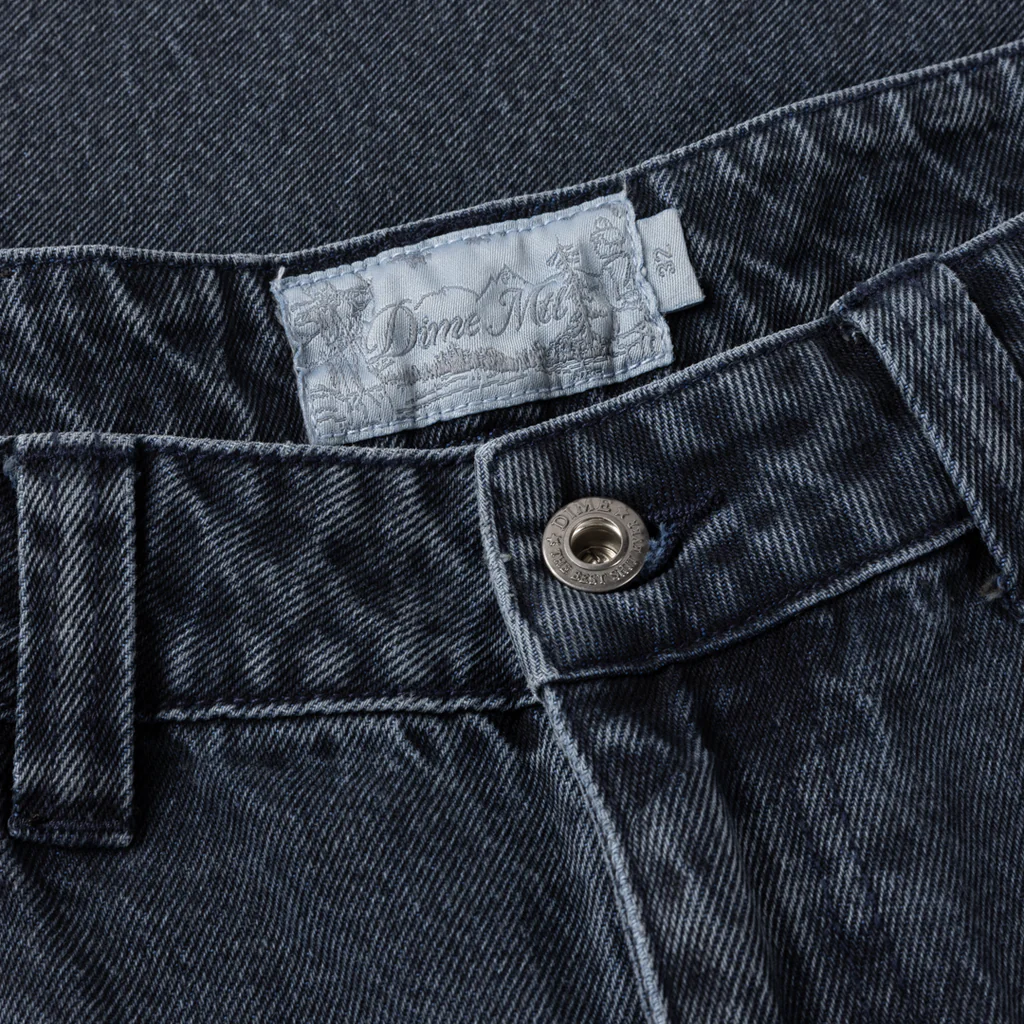 Dime - Baggy Demin Pants - Overdye Blue