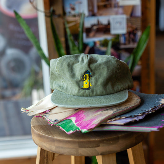 Hydrant - Unstructured  Five Panel - Green Moss