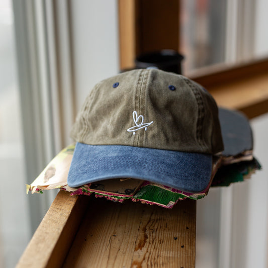Beart - Six Panel Dad Cap - Khaki/Navy