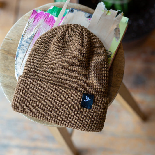 Beart Loose Knit Beanie - Khaki
