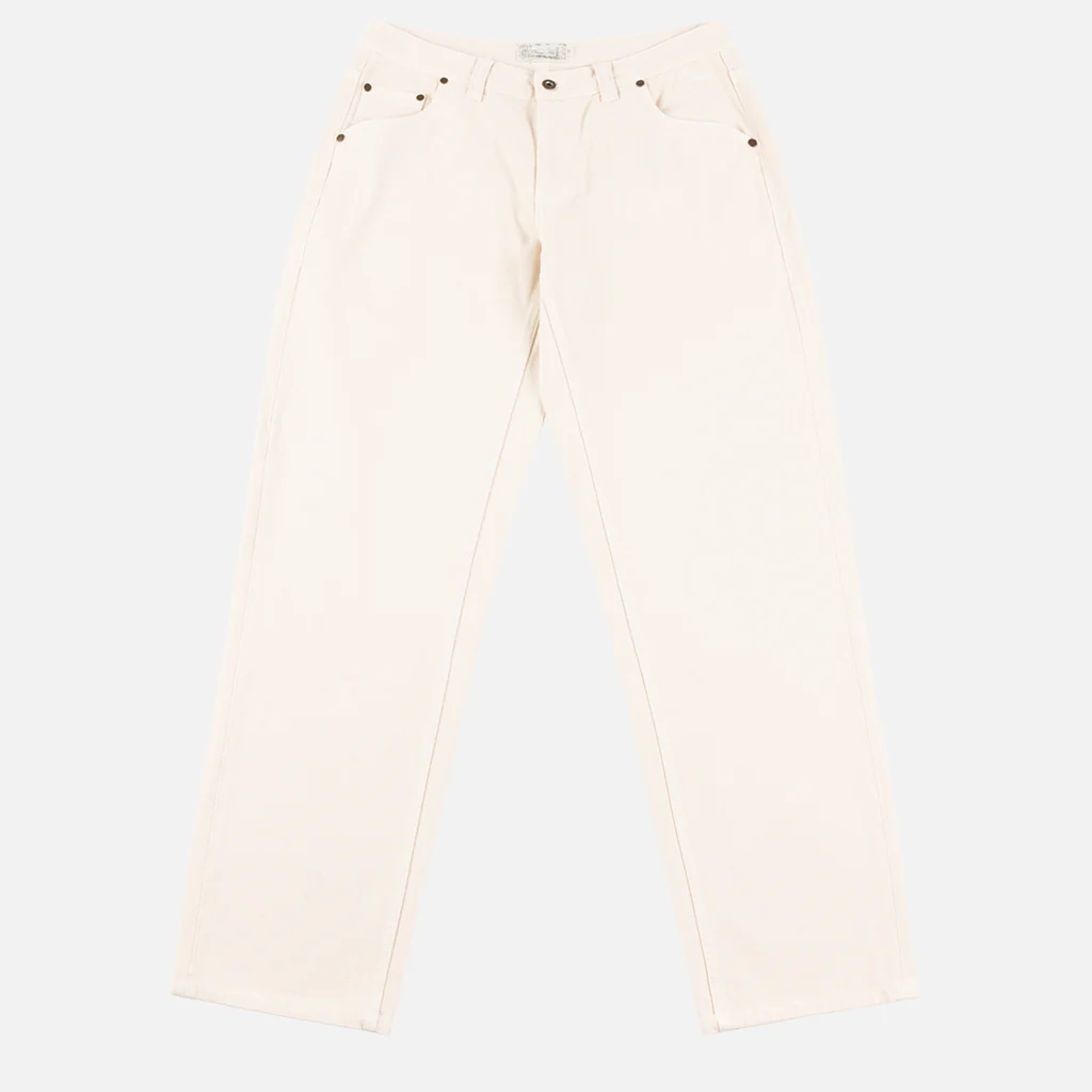 Dime - Relaxed Demin Pants - Warm White