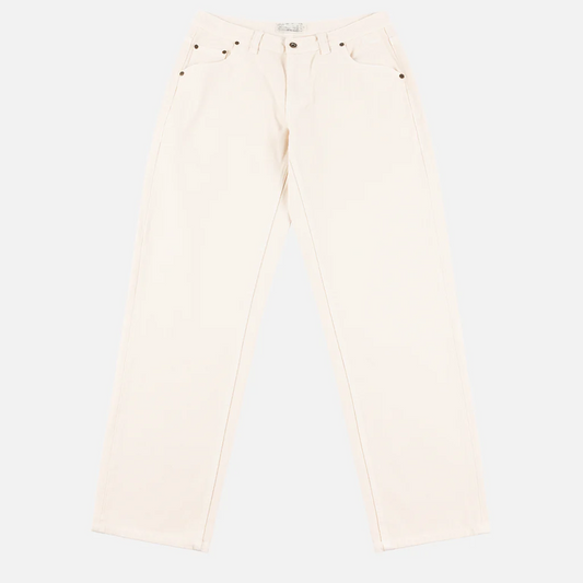 Dime - Relaxed Demin Pants - Warm White