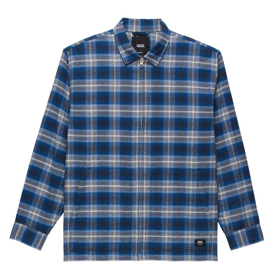 Vans - Montwood Zip Flannel - Dress Blues