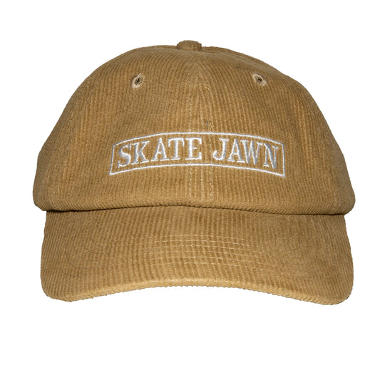 Skate Jawn - Cover Box 6 Panel Hat - Brown Corduroy