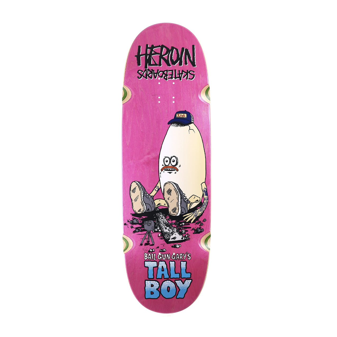 Heroin Skateboards - Bail Gun Gary's Tall Boy - 10.25