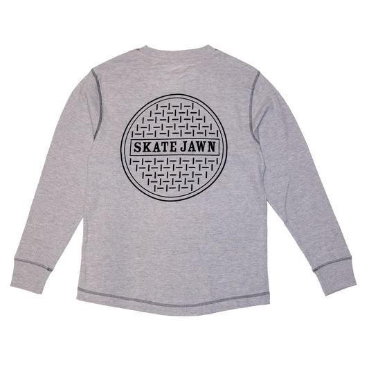 Skate Jawn - Sewer Thermal Top - Grey