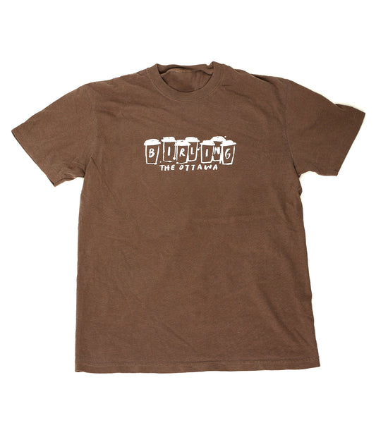 Coffee Cups T Shirt - Espresso