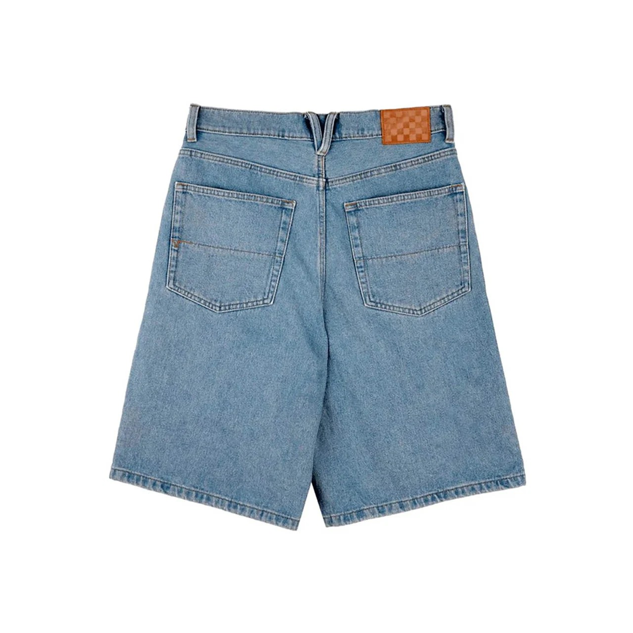 Vans - Check 5 Baggy Denim Short - Stonewash Blue