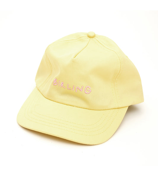 First T - Unstructured Five Panel Cap - Lemonade