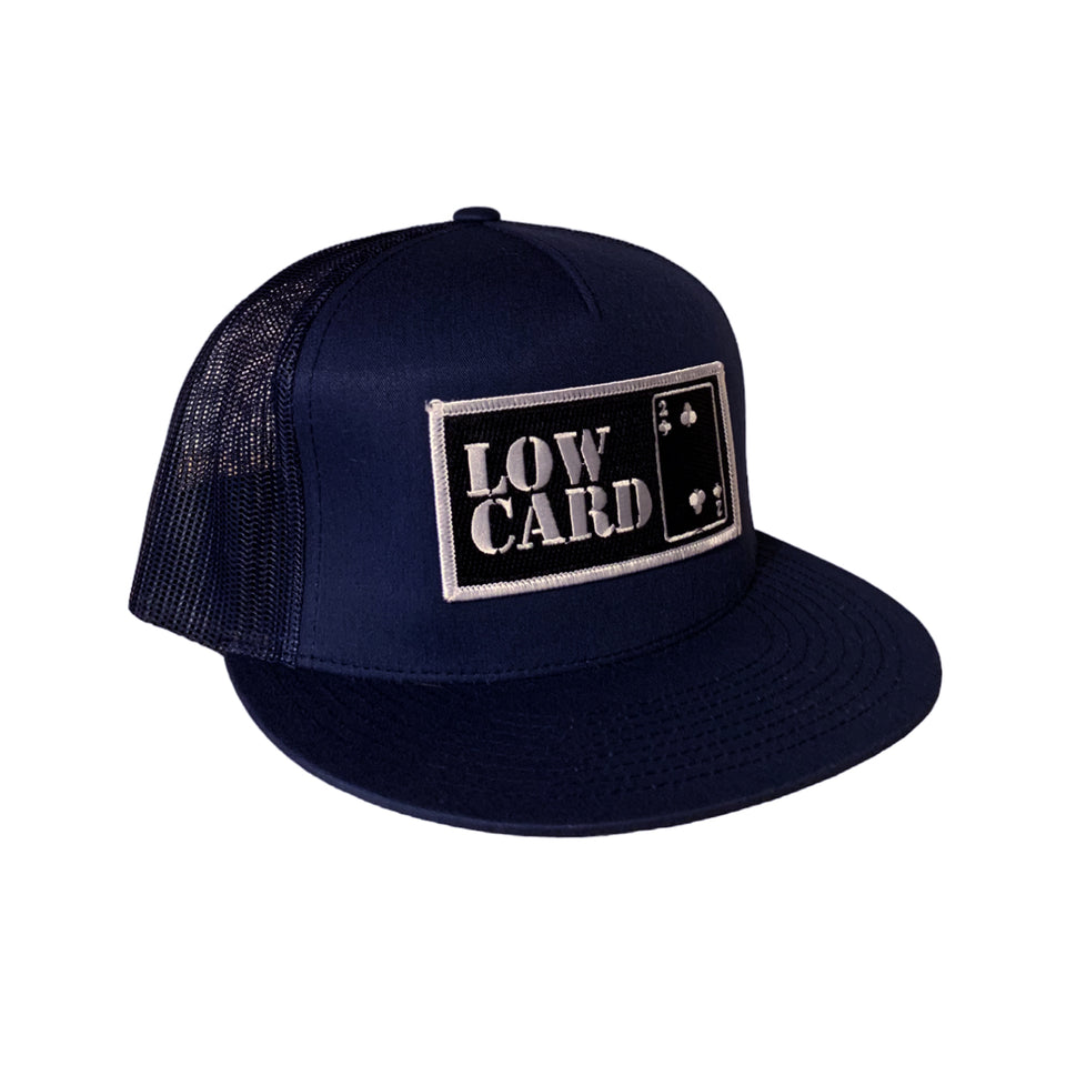 Low Card - Classic Canvas Trucker Hat - Navy