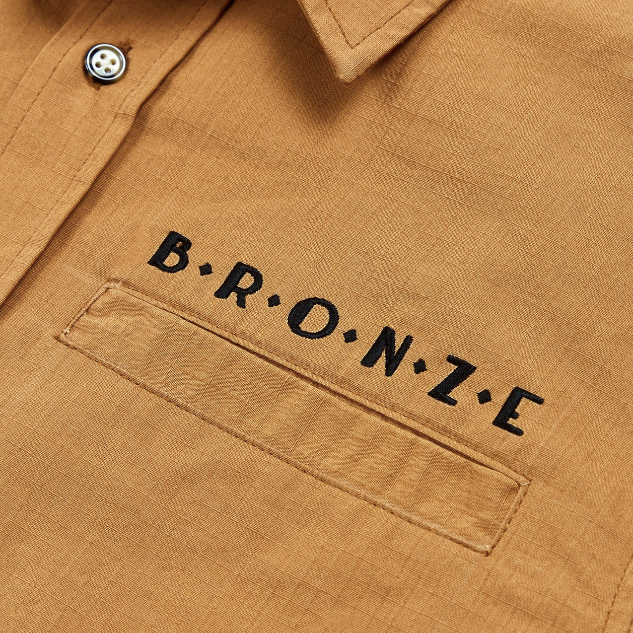 Bronze56K - Ripstop Button Up - Brown