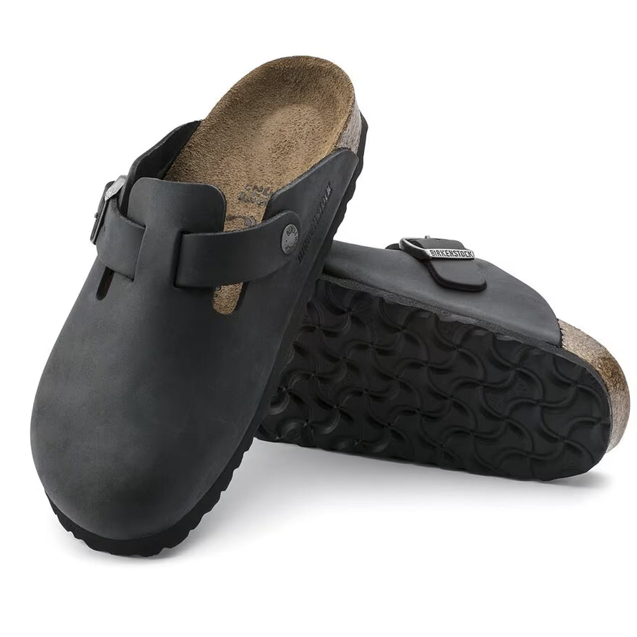 Birkenstock - Boston Oiled Leather - Black